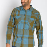 Wayne | Men's Cotton Cowboy Plaid Shirt
