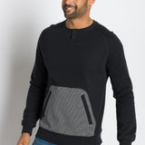 Ashe | Men's Plated Henley Top