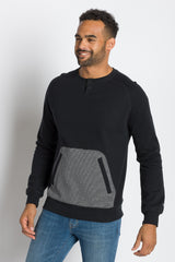 Ashe | Men's Plated Henley Top