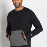 Ashe | Men's Plated Henley Top