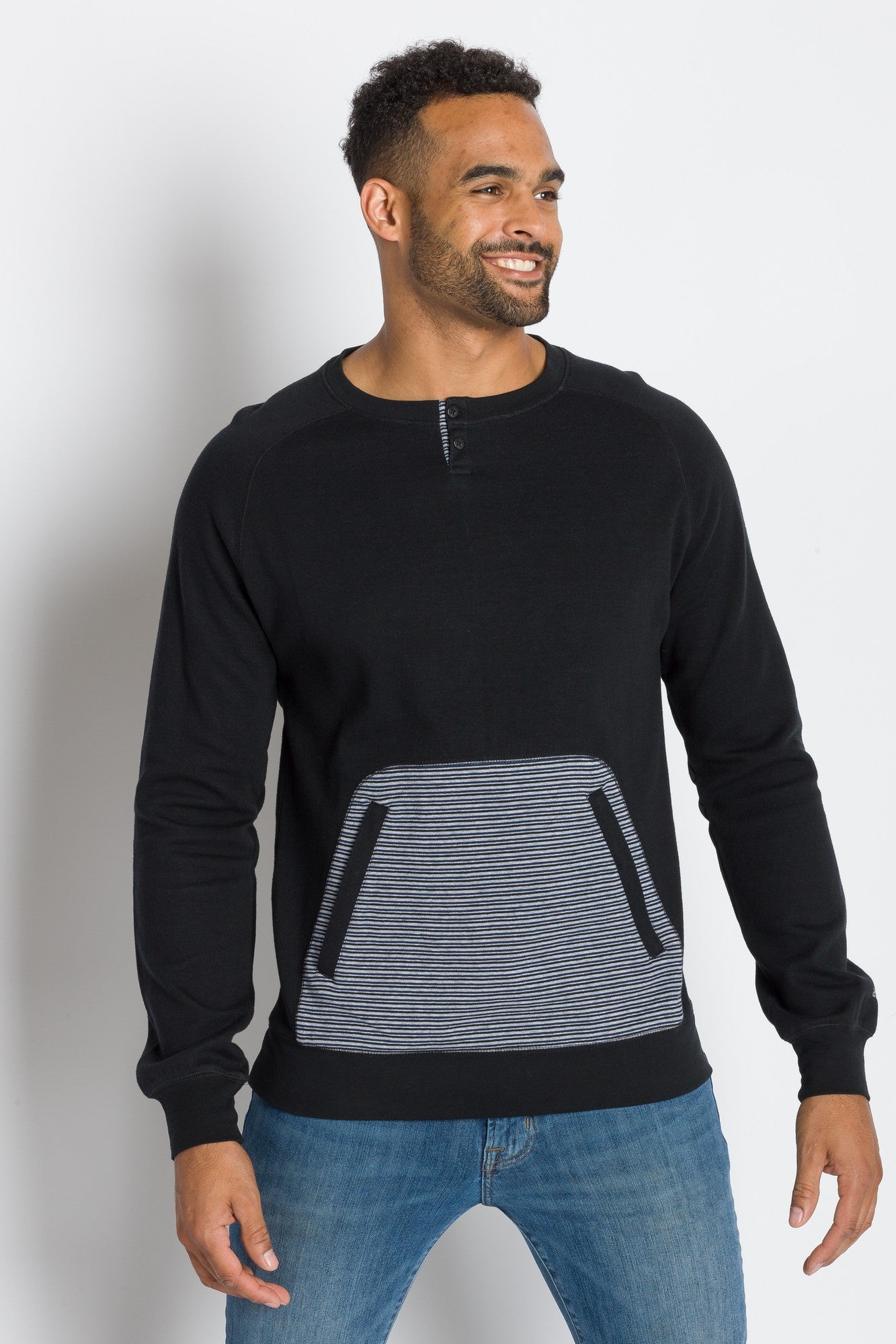 Ashe | Men's Plated Henley Top