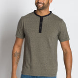 Trekker |  Men's Short Sleeve Grindle Jersey Henley