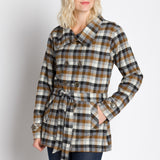 Kinsley | Women's Lined Brushed Double Breasted Coat