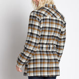 Kinsley | Women's Lined Brushed Double Breasted Coat