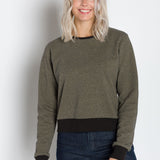 Fae | Women's Fleece Crop Top Sweatshirt