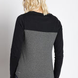 Ode | Women's Long Sleeve Plated Two Tone Top