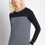Ode | Women's Long Sleeve Plated Two Tone Top