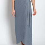 Patricia | Women's Calf Length Woven Wrap Skirt