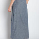 Patricia | Women's Calf Length Woven Wrap Skirt