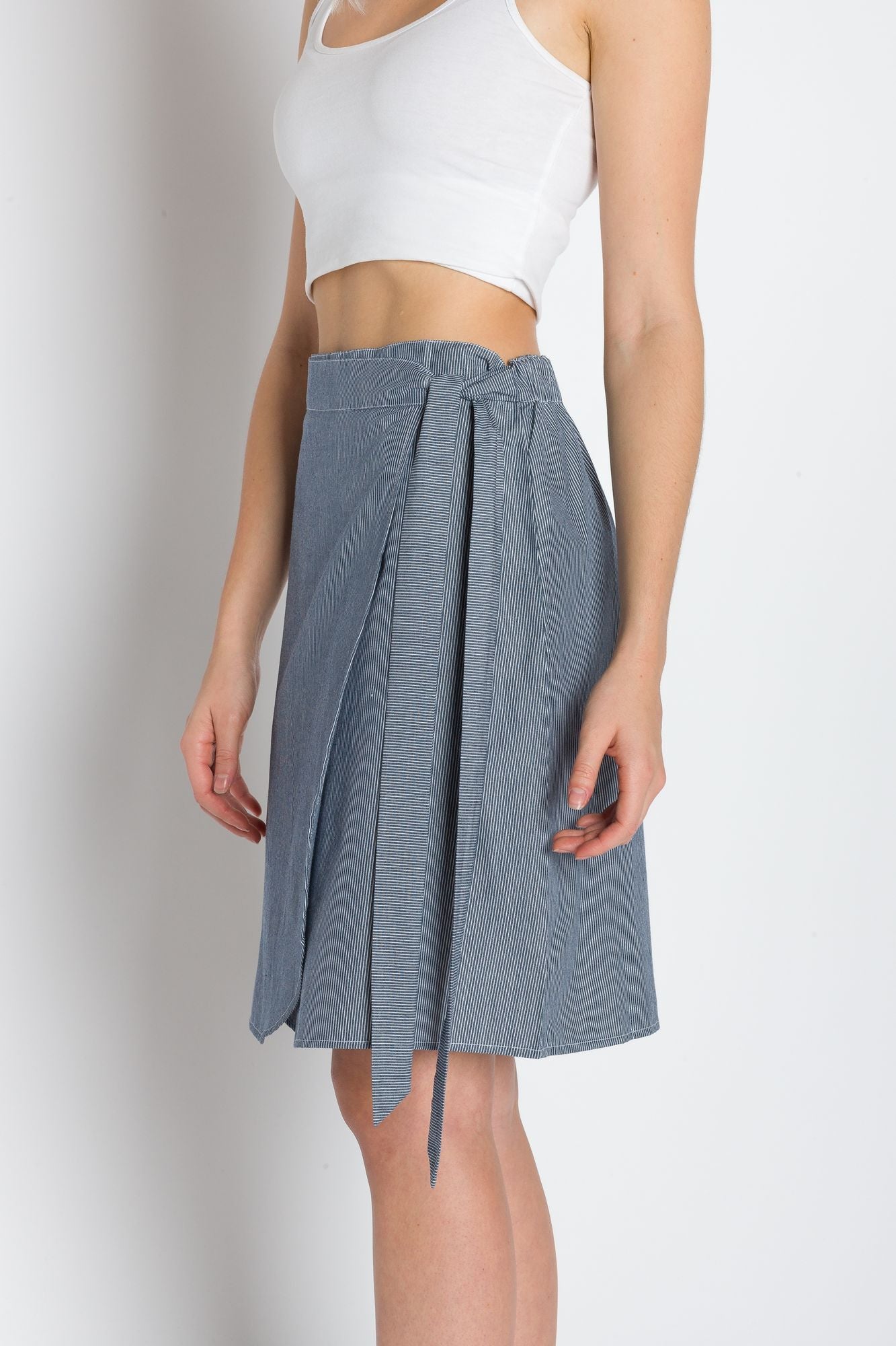 Patricia | Women's Knee Length Wrap Skirt – Ably Apparel