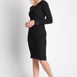 Rebecca | Women's Long Sleeve Rib Dress