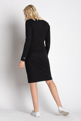 Rebecca | Women's Long Sleeve Rib Dress