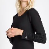 Rebecca | Women's Long Sleeve Rib Dress
