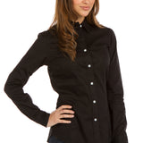 Iris | Women's Button Up Poplin Shirt