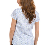 Jasmine | Women's Short Sleeve Printed Top