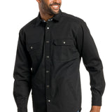 Denmark | Men's Heavy Cotton Shirt Jacket With Snaps