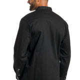 Denmark | Men's Heavy Cotton Shirt Jacket With Snaps