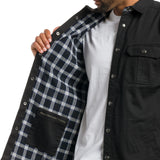 Denmark | Men's Heavy Cotton Shirt Jacket With Snaps
