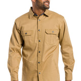 Denmark | Men's Heavy Cotton Shirt Jacket With Snaps