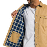 Denmark | Men's Heavy Cotton Shirt Jacket With Snaps