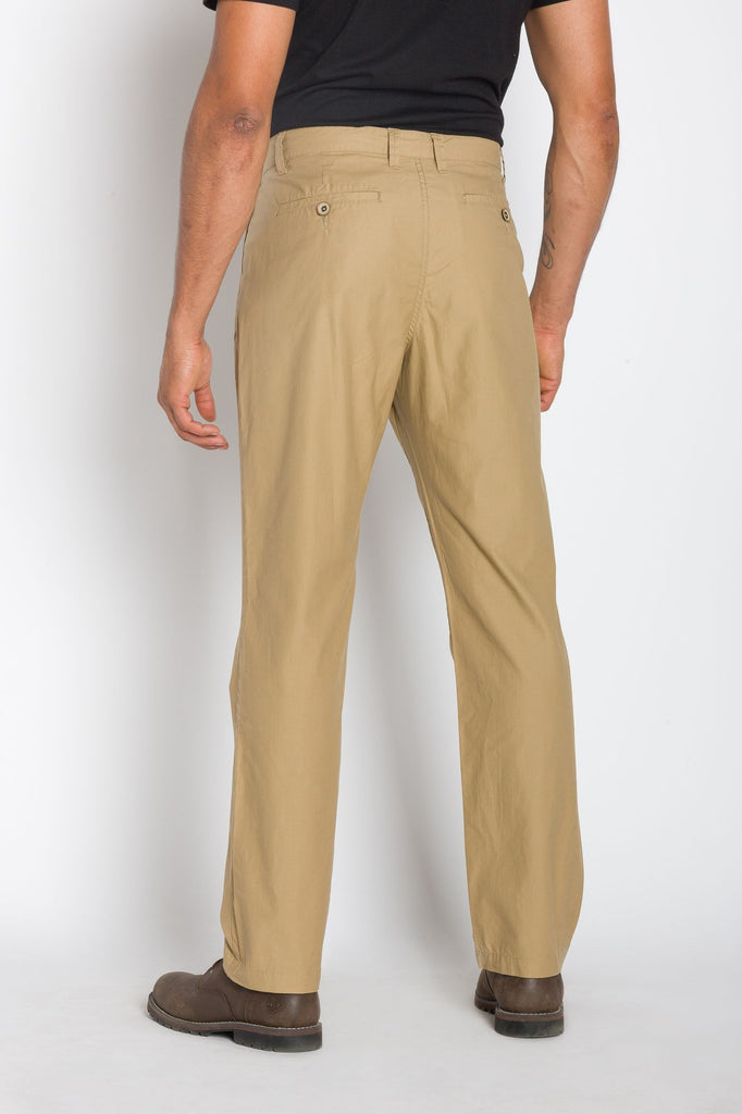 Buy COLOR PLUS Natural Solid Cotton Stretch Tailored Fit Mens Trousers |  Shoppers Stop