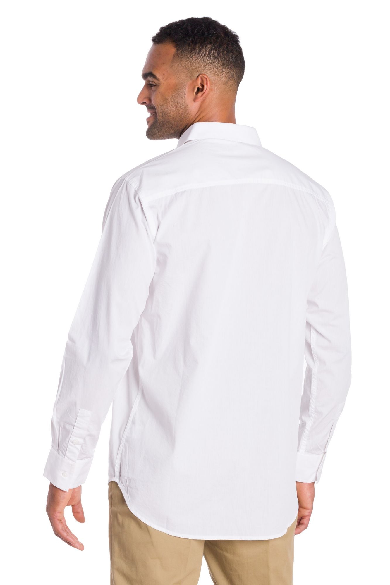 Men's Merino Poplin Button-Up