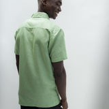 Dean | Men's Anti-Stain Linen Cotton Blend Short-Sleeve Shirt