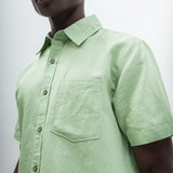 Dean | Men's Anti-Stain Linen Cotton Blend Short-Sleeve Shirt