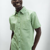 Dean | Men's Anti-Stain Linen Cotton Blend Short-Sleeve Shirt