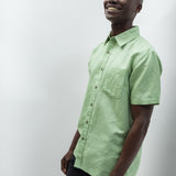 Dean | Men's Anti-Stain Linen Cotton Blend Short-Sleeve Shirt