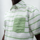 Dean | Men's Anti-Stain Linen Cotton Blend Short-Sleeve Shirt