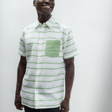 Dean | Men's Anti-Stain Linen Cotton Blend Short-Sleeve Shirt