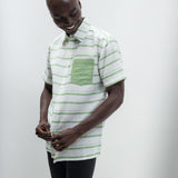 Dean | Men's Anti-Stain Linen Cotton Blend Short-Sleeve Shirt