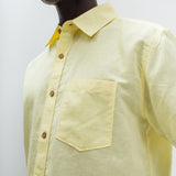 Dean | Men's Anti-Stain Linen Cotton Blend Short-Sleeve Shirt