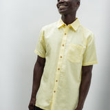 Dean | Men's Anti-Stain Linen Cotton Blend Short-Sleeve Shirt