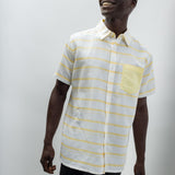 Dean | Men's Anti-Stain Linen Cotton Blend Short-Sleeve Shirt