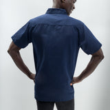 Dean | Men's Anti-Stain Linen Cotton Blend Short-Sleeve Shirt