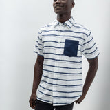 Dean | Men's Anti-Stain Linen Cotton Blend Short-Sleeve Shirt