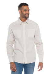 Napali | Men's Long Sleeve Linen Shirt
