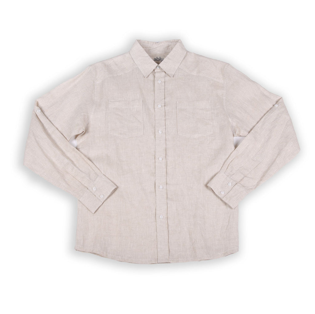 Napali | Men's Long Sleeve Linen Shirt