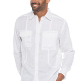 Tropic Breeze | Men's Long Sleeve Linen Shirt