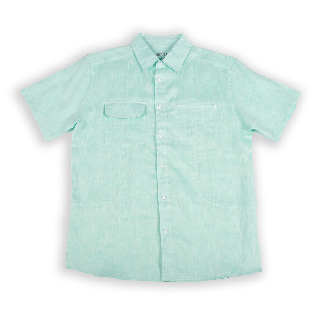 Lanai - Men's Short Sleeve Linen Shirt | Ably Apparel