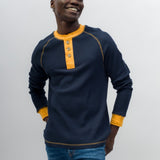 Justice | Men's Long Sleeve Thermal Henley