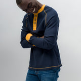 Justice | Men's Long Sleeve Thermal Henley