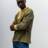 Justice | Men's Long Sleeve Thermal Henley