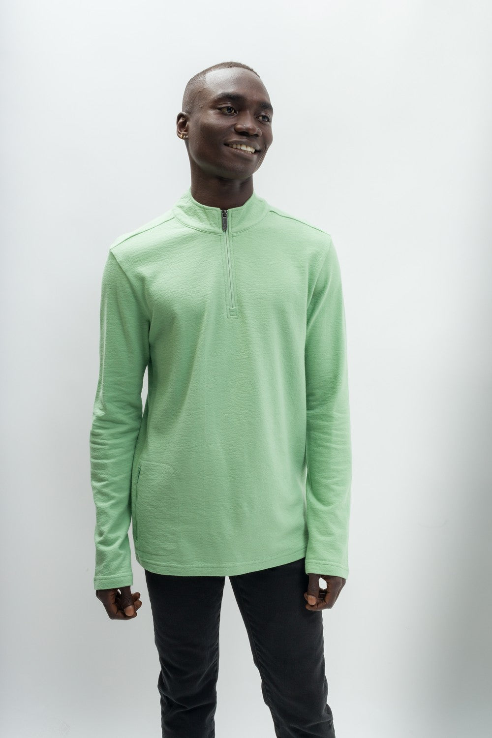 Geovanny | Men's Anti-Stain Quarter Zip Shirt