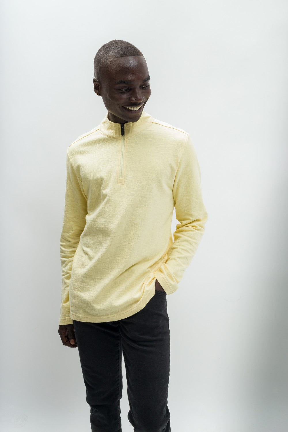 Geovanny | Men's Anti-Stain Quarter Zip Shirt