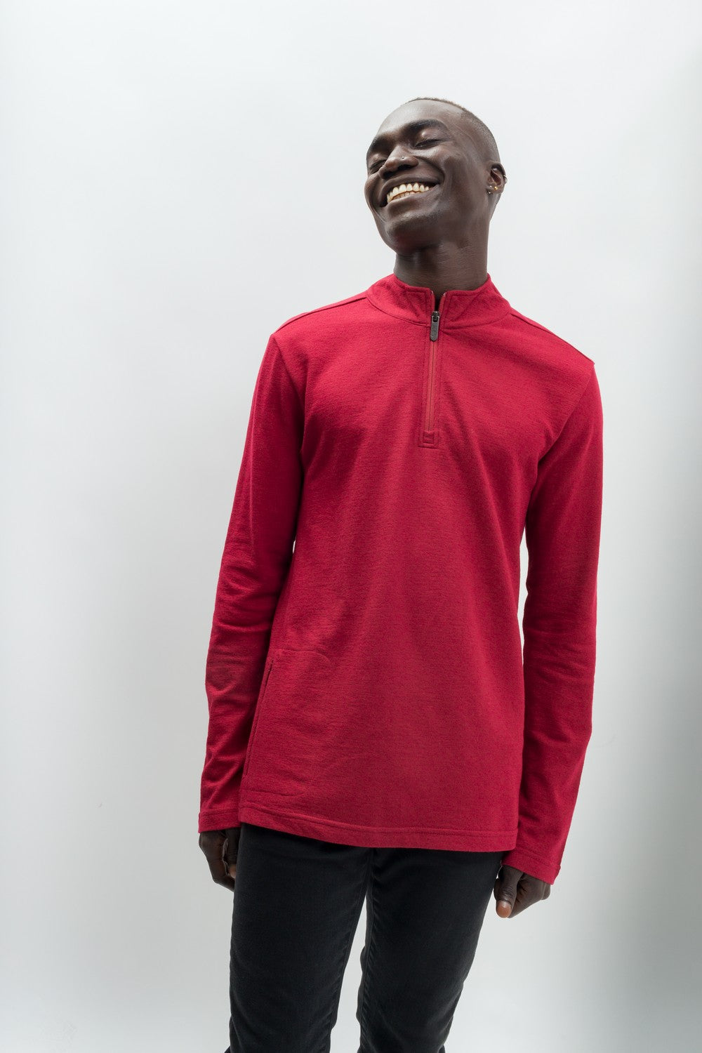 Geovanny | Men's Anti-Stain Quarter Zip Shirt