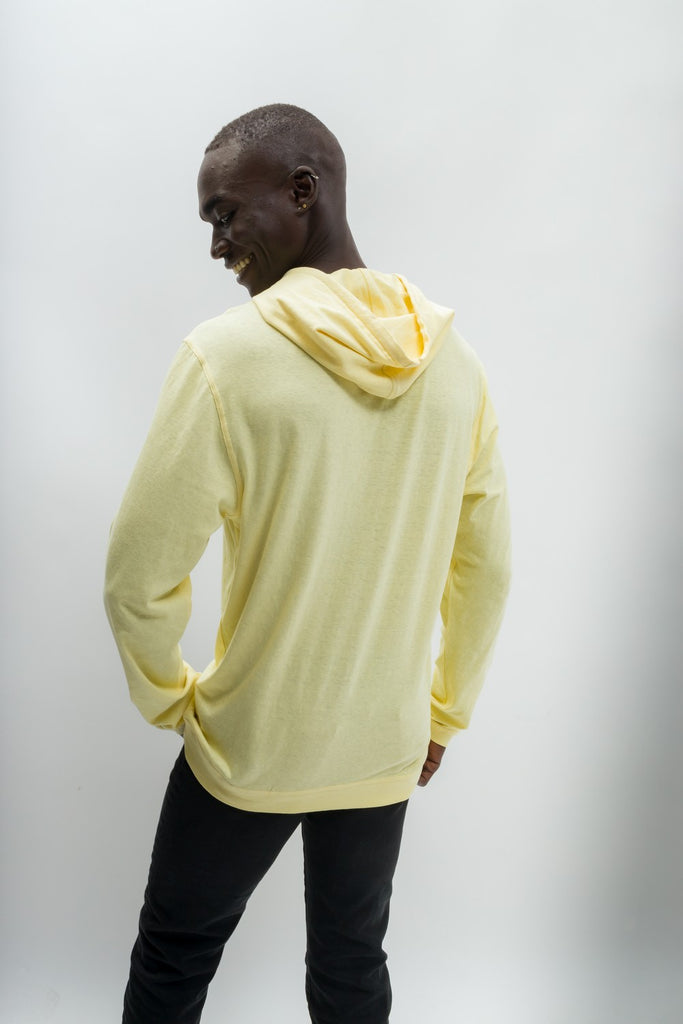 Waverunner | Men\'s Anti-Stain Linen Cotton Blend Lightweight Hoodie – Ably  Apparel