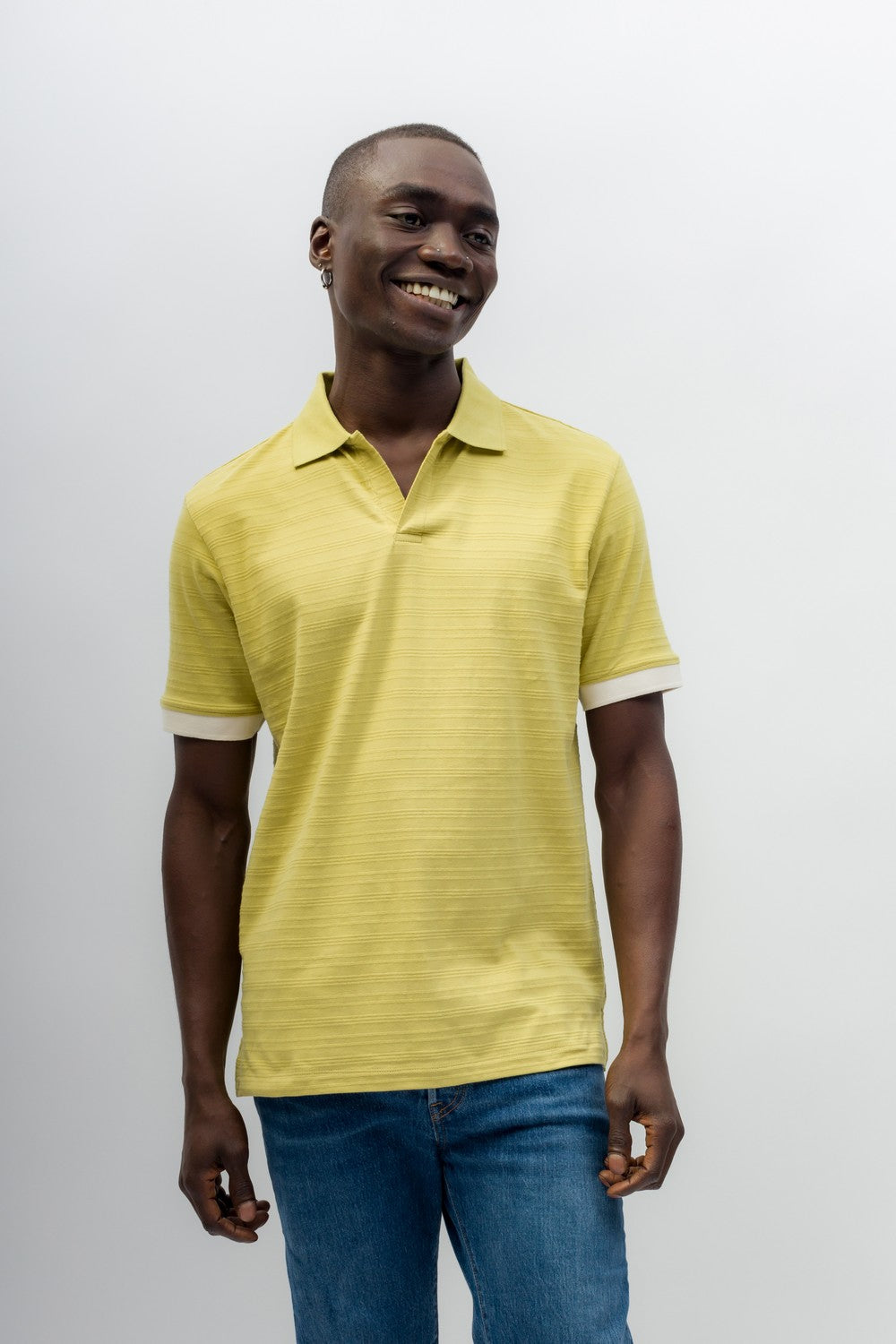 Adam | Men's Novelty Knit Polo